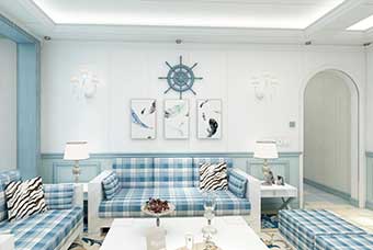 甘南地中海风格-客厅