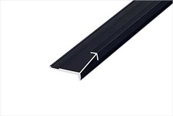 甘南航空纤维墙咔铝合金阳角线(哑黑氧化)