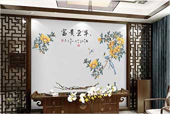 甘南森佰汇航空纤维墙咔（富贵荣华）