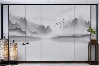 甘南森佰汇航空纤维（山水画系列）