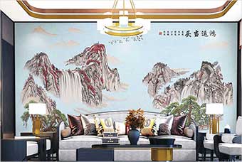 甘南森佰汇航空纤维墙咔（鸿运当头）